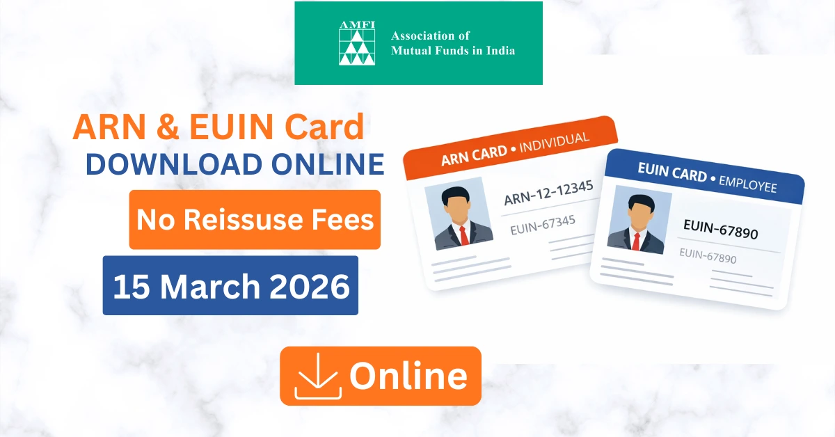 AMFI ARN and EUIN card download online